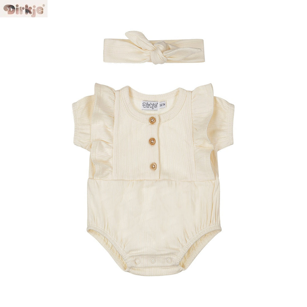 Baby Bodysuit Long Sleeve — Off White