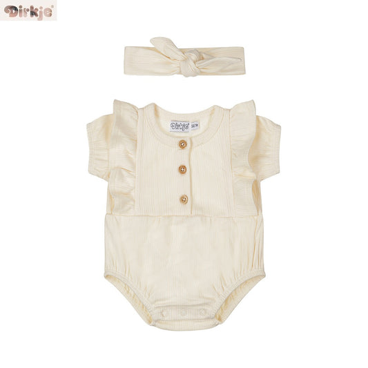 Baby Bodysuit Long Sleeve — Off White