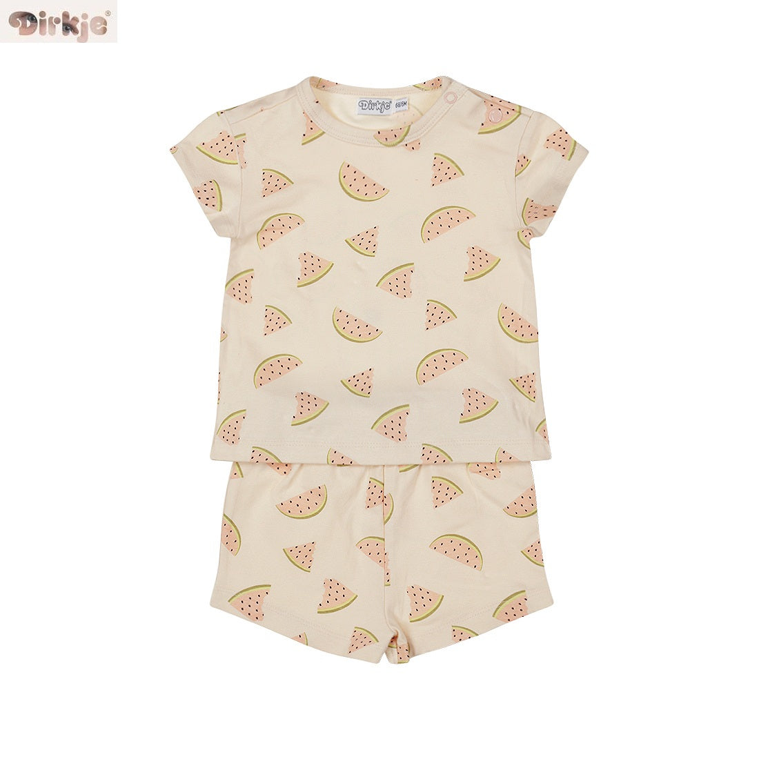 Short-Sleeve Pyjama Set — Light Pink