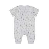 Baby Bodysuit Short Sleeve — Light Blue