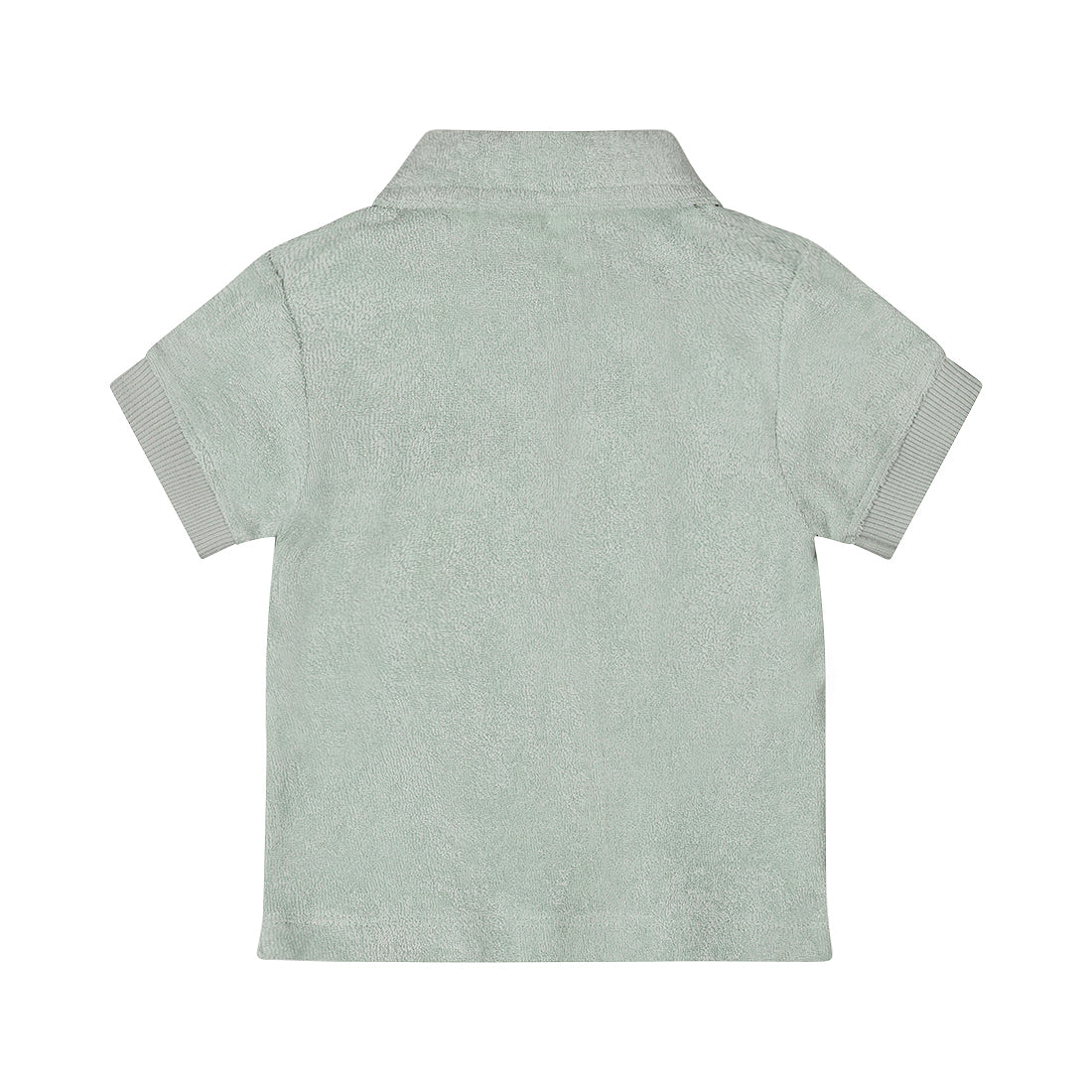 Kids Short-Sleeve Polo Shirt — Faded Green