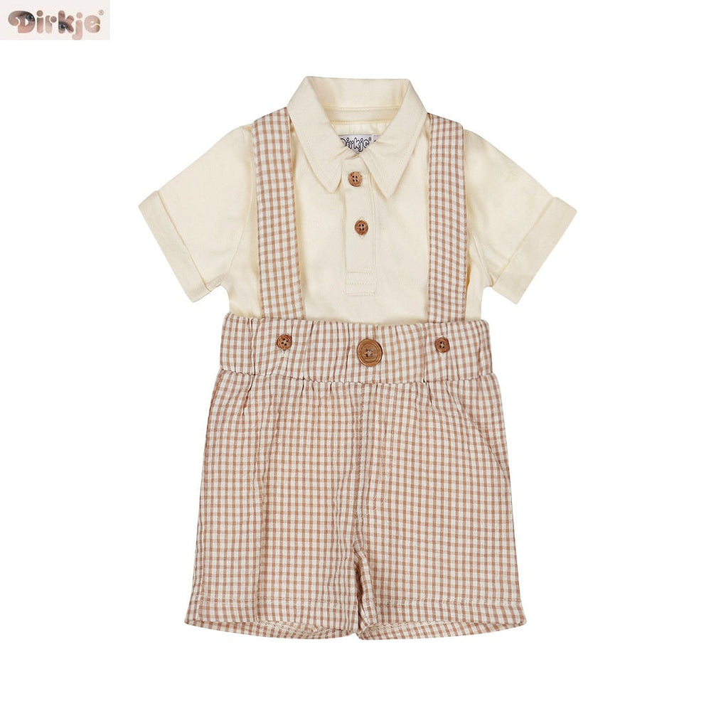 Kids 2-Piece Set Short Sleeve — Off White