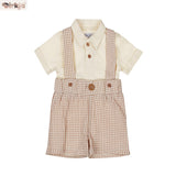 Kids 2-Piece Set Short Sleeve — Off White