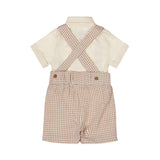 Kids 2-Piece Set Short Sleeve — Off White