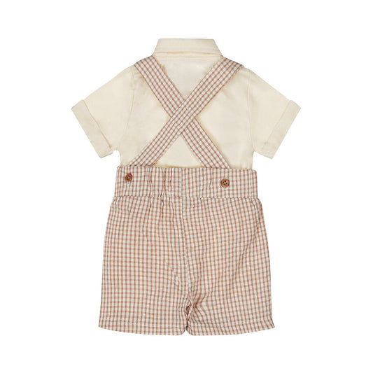 Kids 2-Piece Set Short Sleeve — Off White