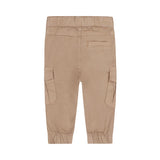 Kids Loose Fit Trousers — Brown