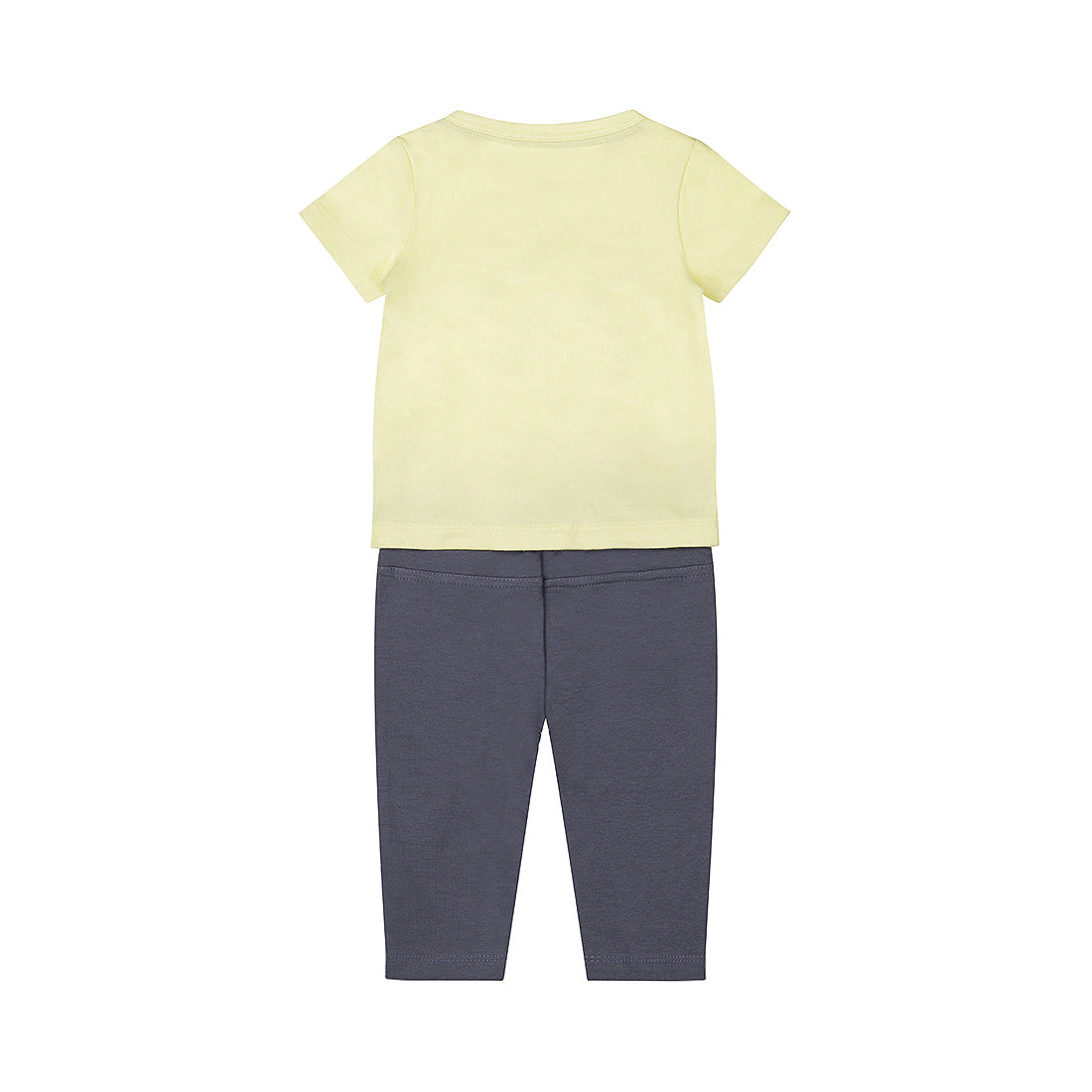 2-Piece Baby Bodysuit Set Short Sleeve — Light Yellow