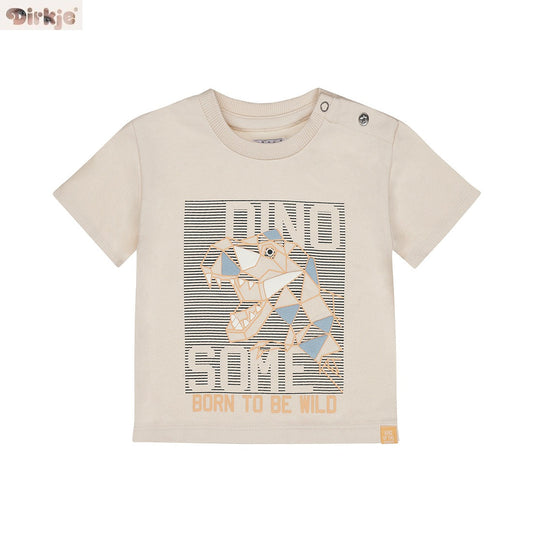 Kids Loose Fit Short-Sleeve T-Shirt — Sand
