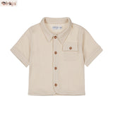 Kids Short-Sleeve Blouse — Sand