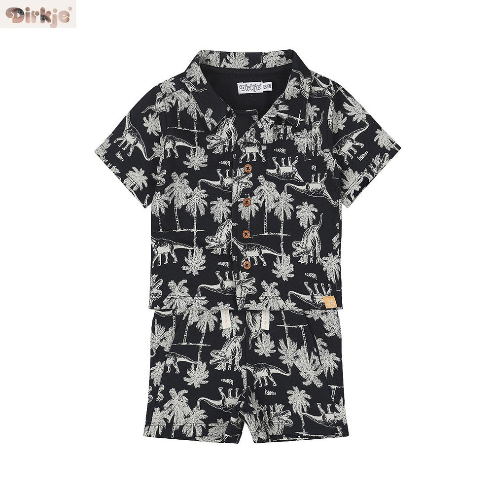 2-Piece Set Short Sleeve — Navy