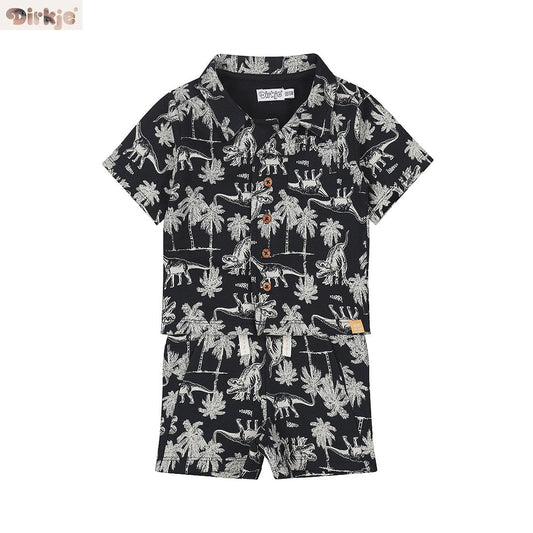 2-Piece Set Short Sleeve — Navy