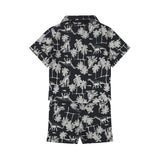 2-Piece Set Short Sleeve — Navy