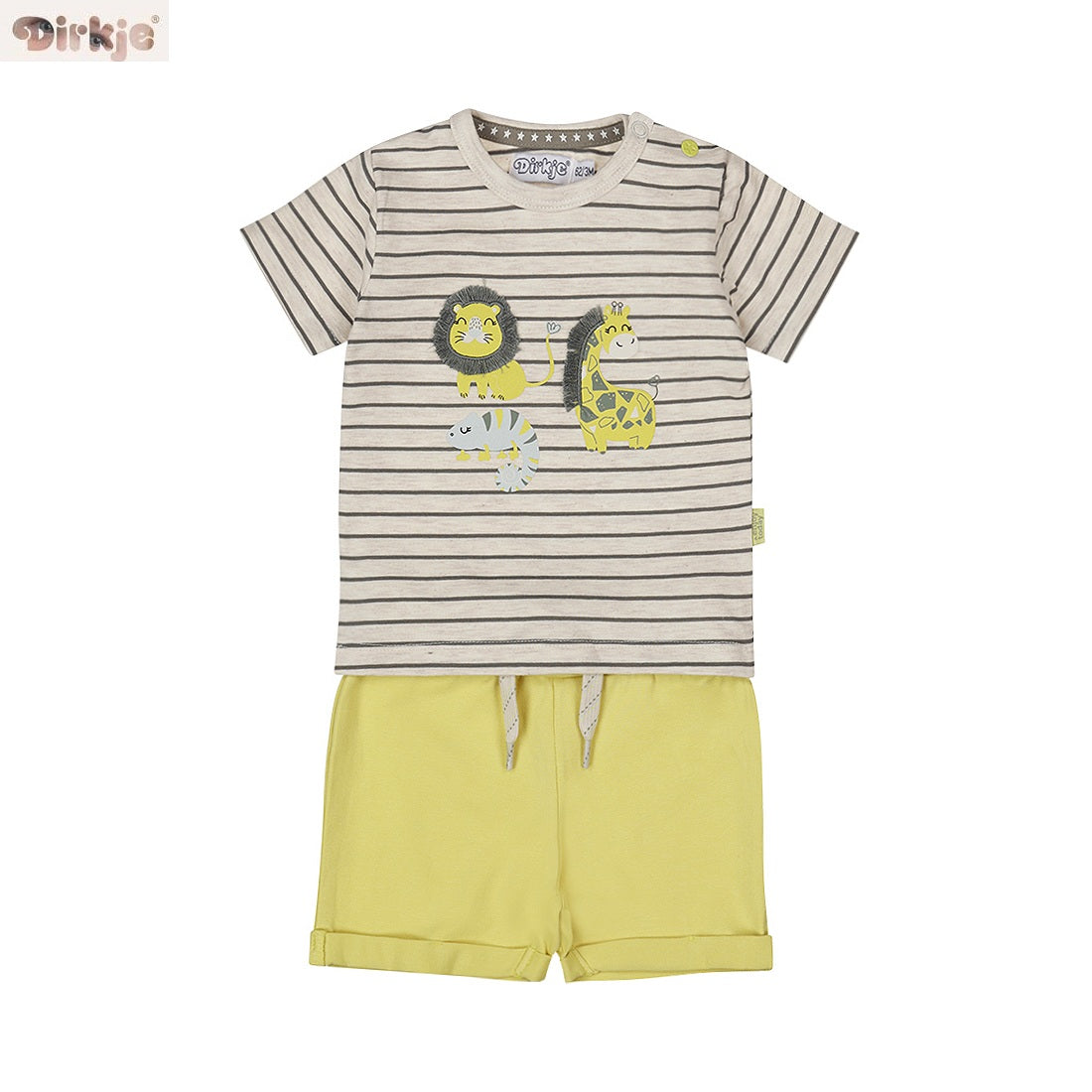 Baby 2-Piece Bodysuit Set — Light Yellow