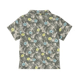 Boys Short Sleeve Blouse — Dusty Green