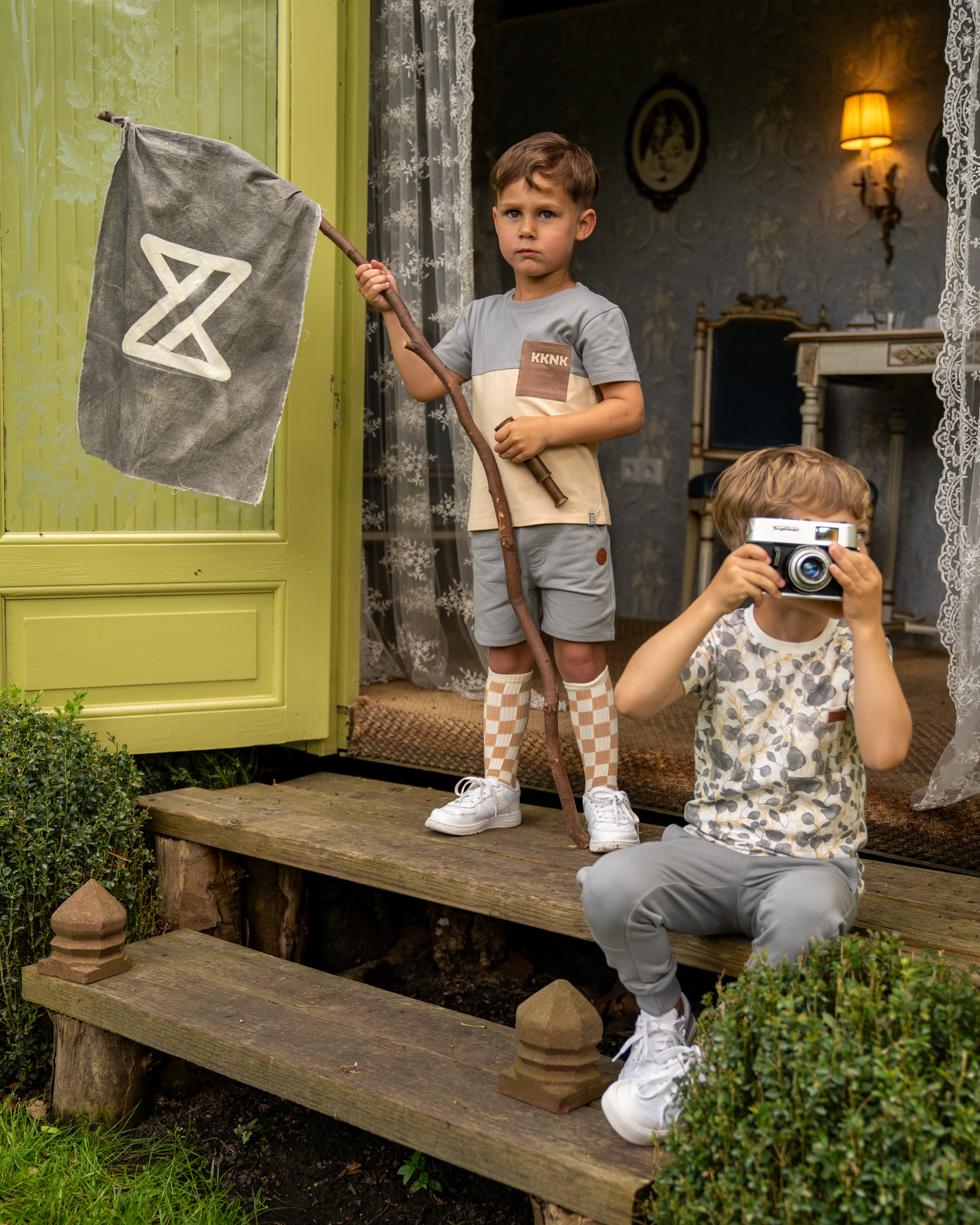 Kids Short Sleeve T-Shirt – Grey
