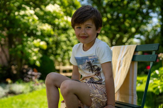 Kids Short Sleeve T-Shirt – Off White