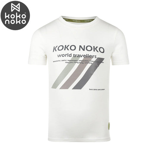 Kids Short Sleeve T-Shirt – Off White