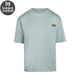 Kids Loose Fit Dropped Shoulder T-Shirt – Light Blue