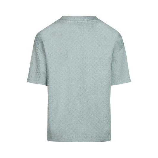 Kids Loose Fit Dropped Shoulder T-Shirt – Light Blue