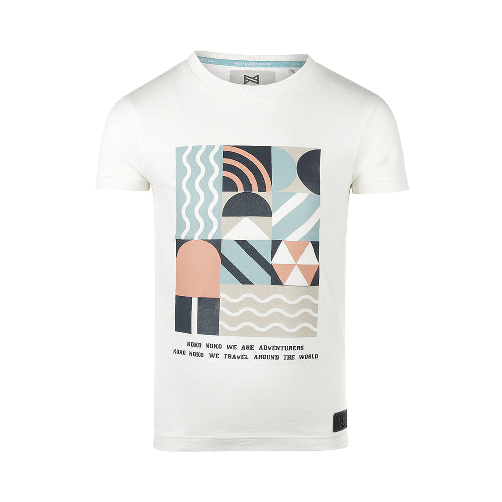 Kids Short Sleeve T-Shirt – Off White