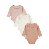 Baby Body 3-Pack Short Sleeve – Multi Colour | Organic Cotton