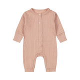 Baby Girl 1-Piece Babysuit – Dusty Pink | Organic Cotton
