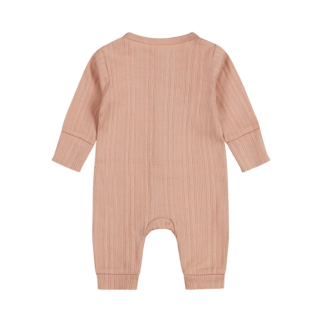 Baby Girl 1-Piece Babysuit – Dusty Pink | Organic Cotton