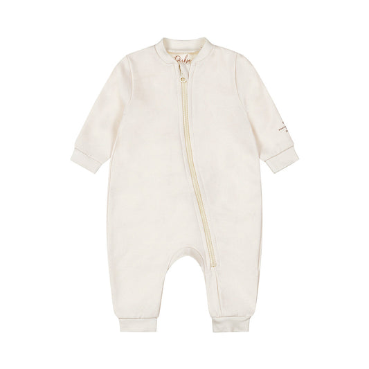 Baby 1-Piece Babysuit – Off White | Organic Cotton