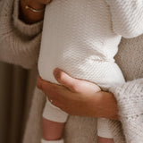 Baby 1-Piece Babysuit – Off White | Organic Cotton