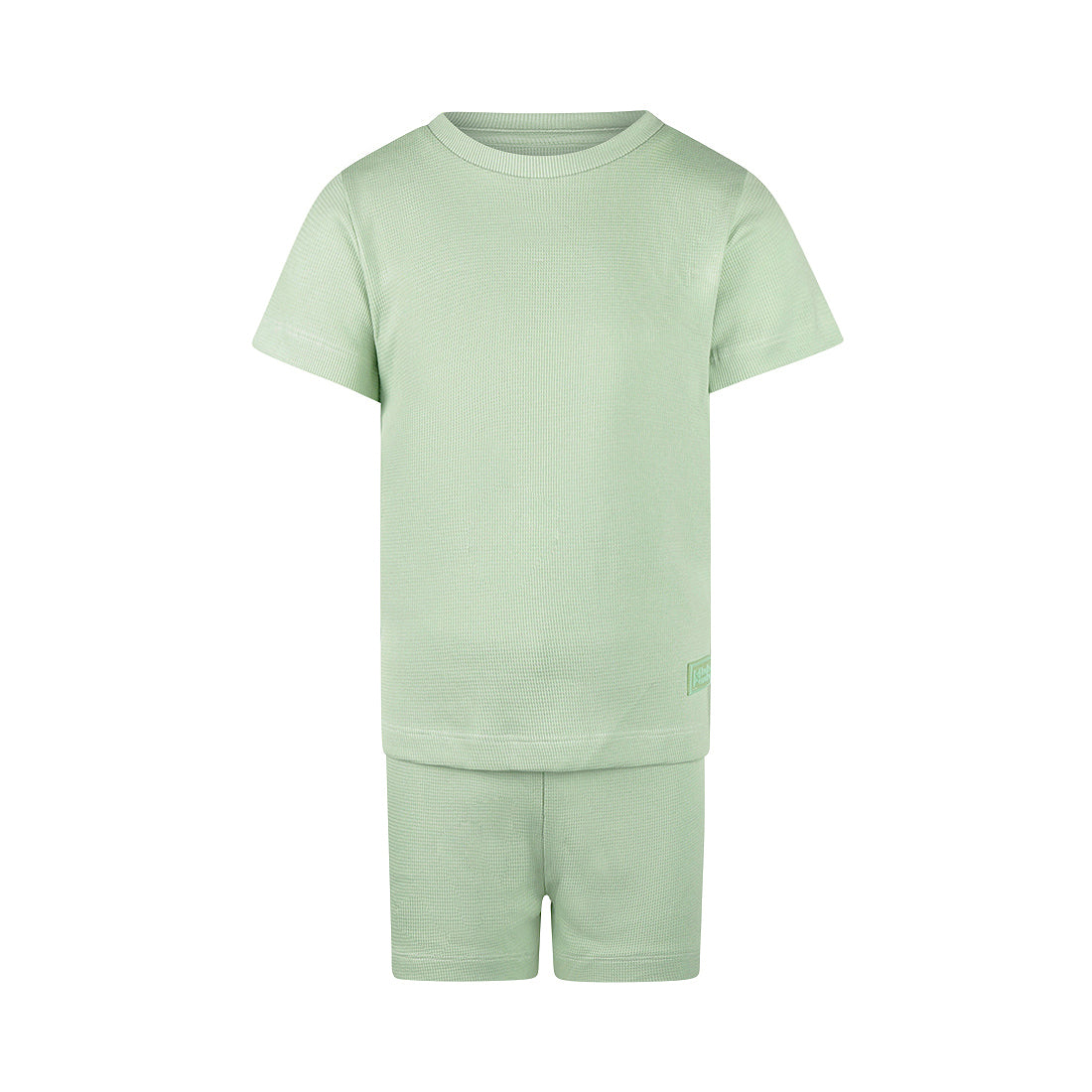 Girls Pyjamas Short Set – Faded Green