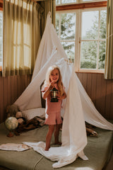 Girls Pyjamas Short Set – Dusty Pink
