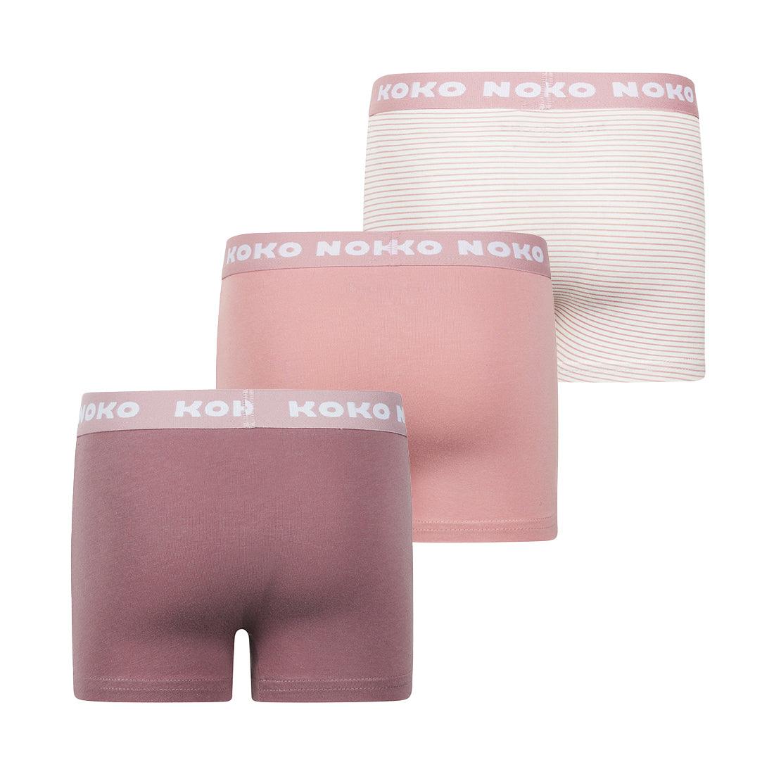 Girls 3-Pack Boxershorts – Dusty Pink