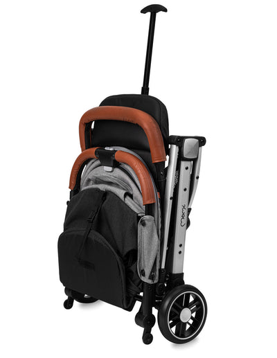 MoMi ESTELLE LIGHT stroller black-silver