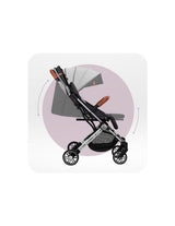 MoMi ESTELLE LIGHT stroller black-silver