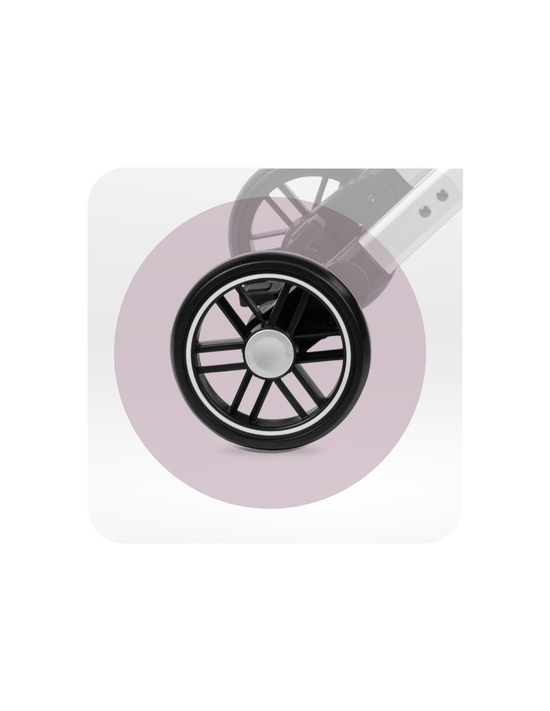 MoMi ESTELLE LIGHT stroller black-silver