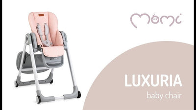 MoMi LUXURIA baby high chair pink