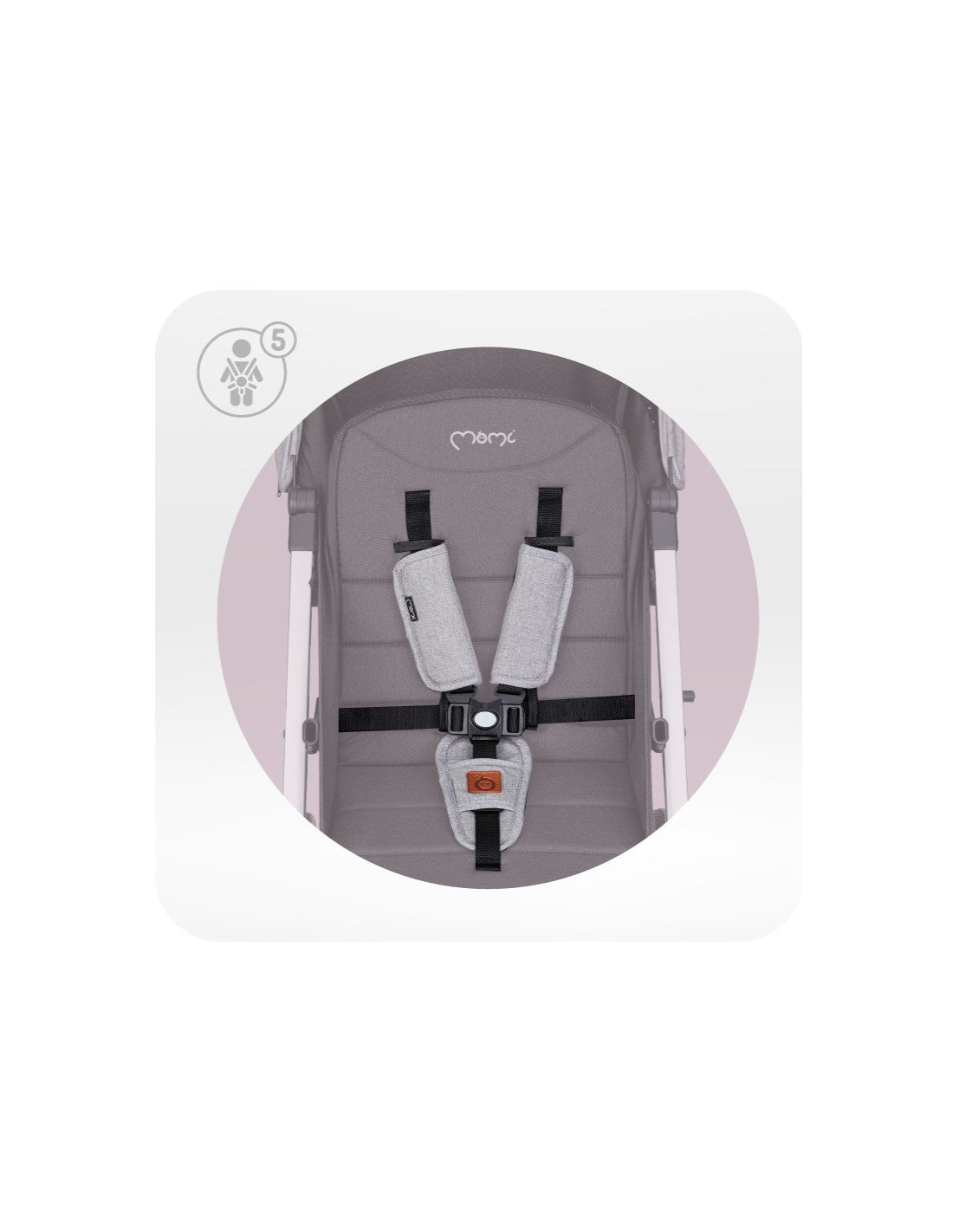 MoMi ESTELLE stroller gray