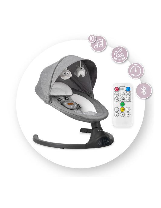 MoMi KENANI electric baby bouncer DARK GRAY
