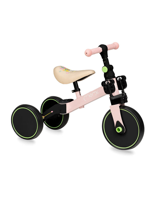 MoMi LORIS 4in1 ride-on bike pink