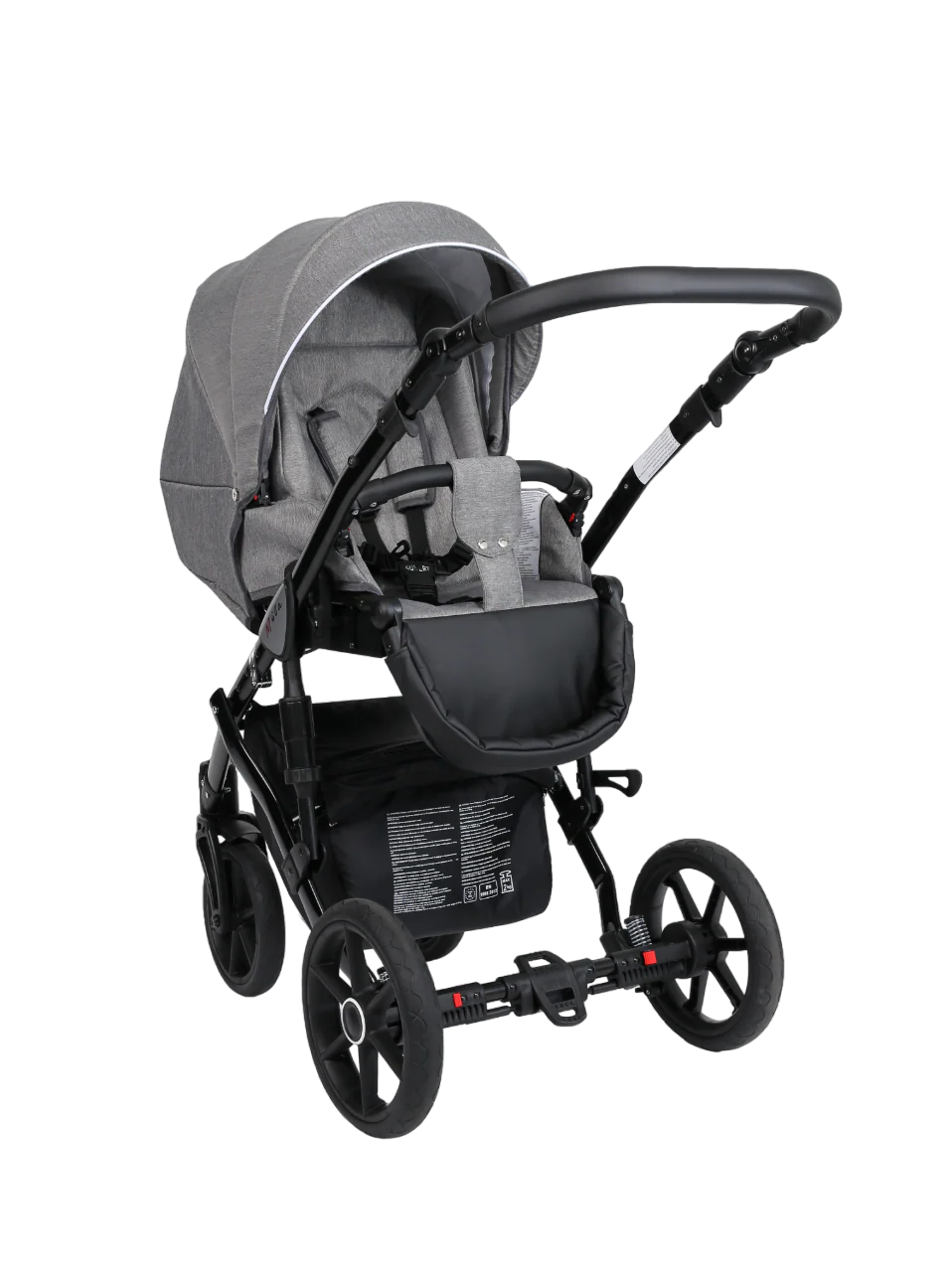 MILA 8 JEANS GRAFIT +BASE+CARSEAT+CARRYCOT+BAG